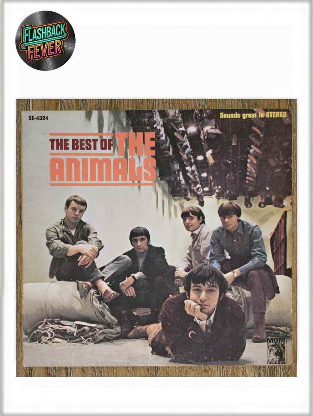 The Best of THE ANIMALS•1966 US Stereo (#SE-4324) Waddell Pressing